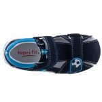 SUPERFIT 2 tépős sötétkék FOCIS zárt orrú bőr szandál