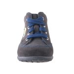 SIESTA-RICHTER sötétszürke-kék MACIS PLÜSS BÉLELT fűzős velúr bőr első lépés cipő