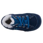 SIESTA-RICHTER sötétkék BUNDÁS fűzős első lépés cipő