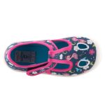 SUPERFIT BLAU kék/málna FLAMINGÓS NYITOTT vászon váltócipő