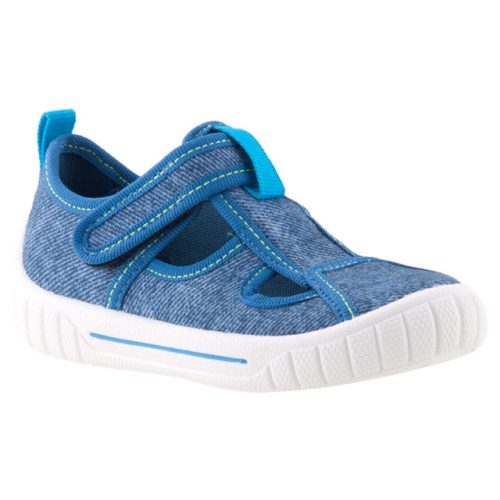 SUPERFIT BLAU tengerkék tépős NYITOTT vászon váltócipő 23-38