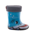 Demar kivehető béléses cápa mintás esőcsizma