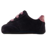 SIESTA RICHTER lila/rózsaszín tehenes velúr bőr fűzős első lépés cipő