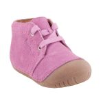 Siesta-Richter rózsaszín fűzős orrvédős bőr kislány első lépés cipő
