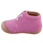 Siesta-Richter rózsaszín fűzős orrvédős bőr kislány első lépés cipő