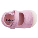 Siesta Richter világos rózsaszín csillogós tépőzáras nyitott orrvédős lány első lépés cipő