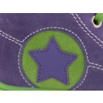 SIESTA-RICHTER lila/zöld CSILLAGOS fűzős cipő