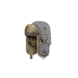 BARTS Kamikaze szürke szőrmés téli sapka/usanka (one size)   BARTS Kamikaze szürke szőrmés téli sapka/usanka (one size)