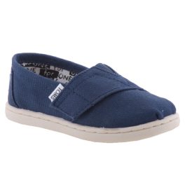 TOMS NAVY CANVAS CLASSIC kék tépős félcipő TOMS NAVY CANVAS CLASSIC kék tépős félcipő