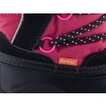 DEMAR SAMANTA rózsaszín/fekete fűzős téli hótaposó