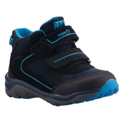 SUPERFIT 2 tépős GTX VÍZÁLLÓ kék/fekete melegbéléses cipő 21-35