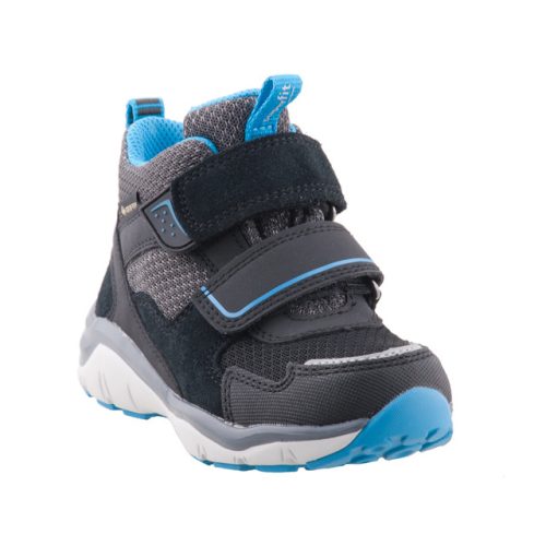 Superfit fényvisszaverős 2 tépőzáras GTX vízálló kék-szürke melegbéléses cipő