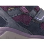 SUPERFIT fényvisszaverős 2 tépős GTX VÍZÁLLÓ sötétlila/lila melegbéléses cipő