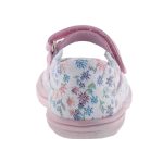 SIESTA-RICHTER tépőzáras rózsa/fehér VIRÁG MINTÁS átmeneti cipő