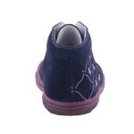 SIESTA-RICHTER sötétlila/lila MINTÁS fűzős bőr cipő