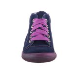 SIESTA-RICHTER sötétlila/lila MINTÁS fűzős bőr cipő