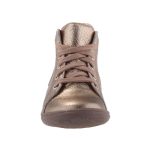 SZÍNHIBÁS SIESTA-RICHTER metál arany fűzős bőr magasszárú cipő