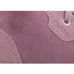 SIESTA-RICHTER fűzős mályva BÉLELT velúr bőr első lépés cipő