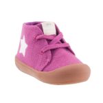 SIESTA-RICHTER ciklámen csillagos fűzős ORRVÉDŐS vászon tipegő