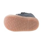 Siesta-Richter 2 tépőzáras sötétkék-citrom nubuk bundás téli cipő 