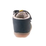 Siesta-Richter 2 tépőzáras sötétkék-citrom nubuk bundás téli cipő 