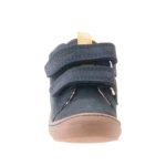 Siesta-Richter 2 tépőzáras sötétkék-citrom nubuk bundás téli cipő 