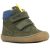 Siesta-Richter magas szárú 2 tépőzáras khakizöld nubuk bundás téli bakancs