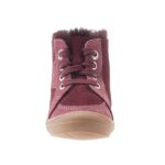 Siesta-Richter bordó fűzős gyapjúbéléses bőr kislány cipő