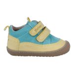 Siesta-Richter sárga-türkiz 2 tépőzáras velúrbőr kisgyermek cipő