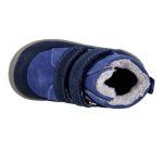 Siesta-Richter sötétkék-kék 2 tépőzáras szőrme béléses sympatex (vízálló) velúr bőr kisfiú cipő