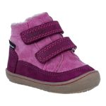 Siesta-Richter málna bordó 2 tépőzáras szőrme béléses sympatex (vízálló) velúr bőr kislány cipő