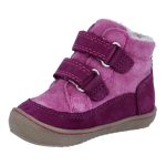 Siesta-Richter málna bordó 2 tépőzáras szőrme béléses sympatex (vízálló) velúr bőr kislány cipő