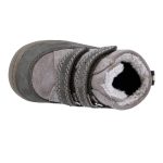 Siesta-Richter khaki zöld-bézs 2 tépőzáras szőrme béléses sympatex (vízálló) velúr bőr kisfiú cipő