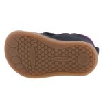 Siesta-Richter sötétkék-magenta lila 2 tépőzáras melegbéléses bőr kislány cipő