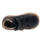 Siesta-Richter sötétkék 2 tépőzáras melegbéléses velúrbőr kisfiú cipő