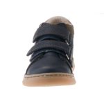 Siesta-Richter sötétkék 2 tépőzáras melegbéléses velúrbőr kisfiú cipő