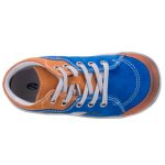 SIESTA-RICHTER kék narancs fűzős velúr bőr cipő