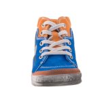 SIESTA-RICHTER kék narancs fűzős velúr bőr cipő