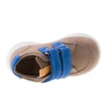 Siesta-Richter bézs-kék 2 tépőzáras velúrbőr kisfiú cipő