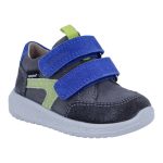 Siesta-Richter szürke-zöld-kék 2 tépőzáras vízálló (sympatex) velúrbőr kisfiú cipő