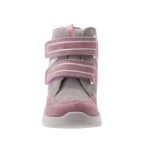 Siesta-Richter szürke-rózsaszín 2 tépőzáras filc béléses sympatex (vízálló) velúr bőr kislány cipő 
