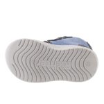 Siesta-Richter kék-kiwi zöld 2 tépőzáras filc béléses sympatex (vízálló) velúr bőr kisfiú cipő 