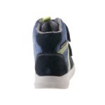 Siesta-Richter kék-kiwi zöld 2 tépőzáras filc béléses sympatex (vízálló) velúr bőr kisfiú cipő 