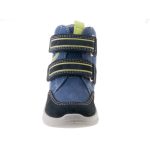 Siesta-Richter kék-kiwi zöld 2 tépőzáras filc béléses sympatex (vízálló) velúr bőr kisfiú cipő 