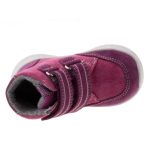 Siesta-Richter málna-bordó 2 tépőzáras filc béléses sympatex (vízálló) velúr bőr kislány cipő 