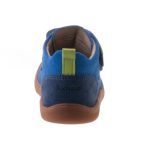 Siesta-Richter királykék-lime 2 tépőzáras barefoot talpú velúrbőr kisfiú cipő