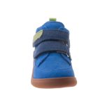 Siesta-Richter királykék-lime 2 tépőzáras barefoot talpú velúrbőr kisfiú cipő