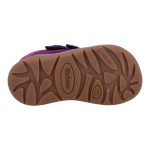 Siesta-Richter bordó-málna 2 tépőzáras sympatex (vízálló) szőrme béléses bőr lány bakancs