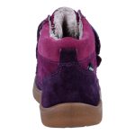 Siesta-Richter bordó-málna 2 tépőzáras sympatex (vízálló) szőrme béléses bőr lány bakancs