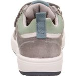 Superfit Maverick szürke-mentazöld-fehér 2 tépőzáras bőr kisfiú gyerekcipő (1-100107-9000)